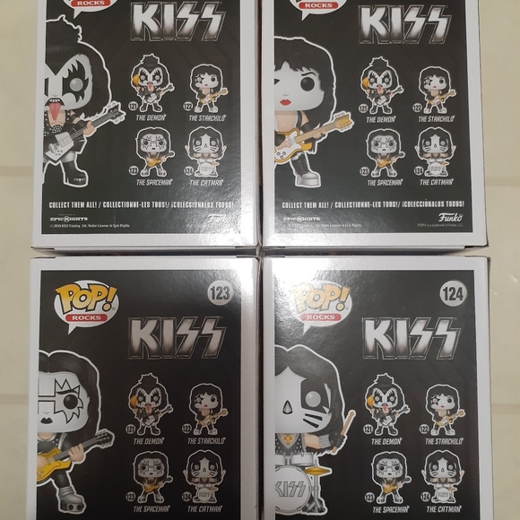 Lot of (4) KISS Funko Pops - Picture 3 of 6